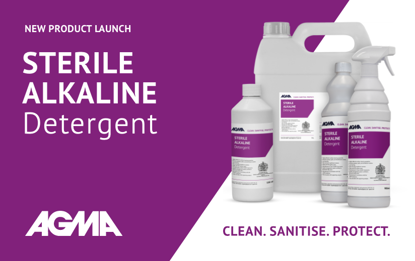 AGMA's Sterile Alkaline Detergent Range