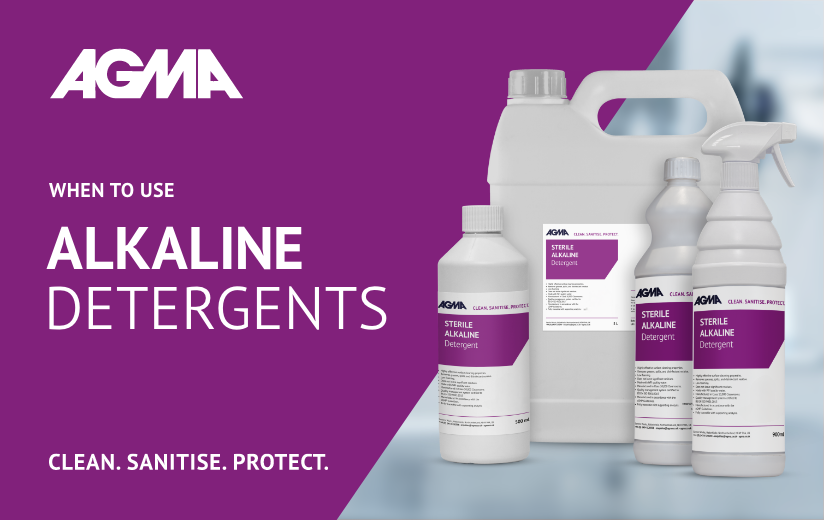 AGMA alkaline detergents